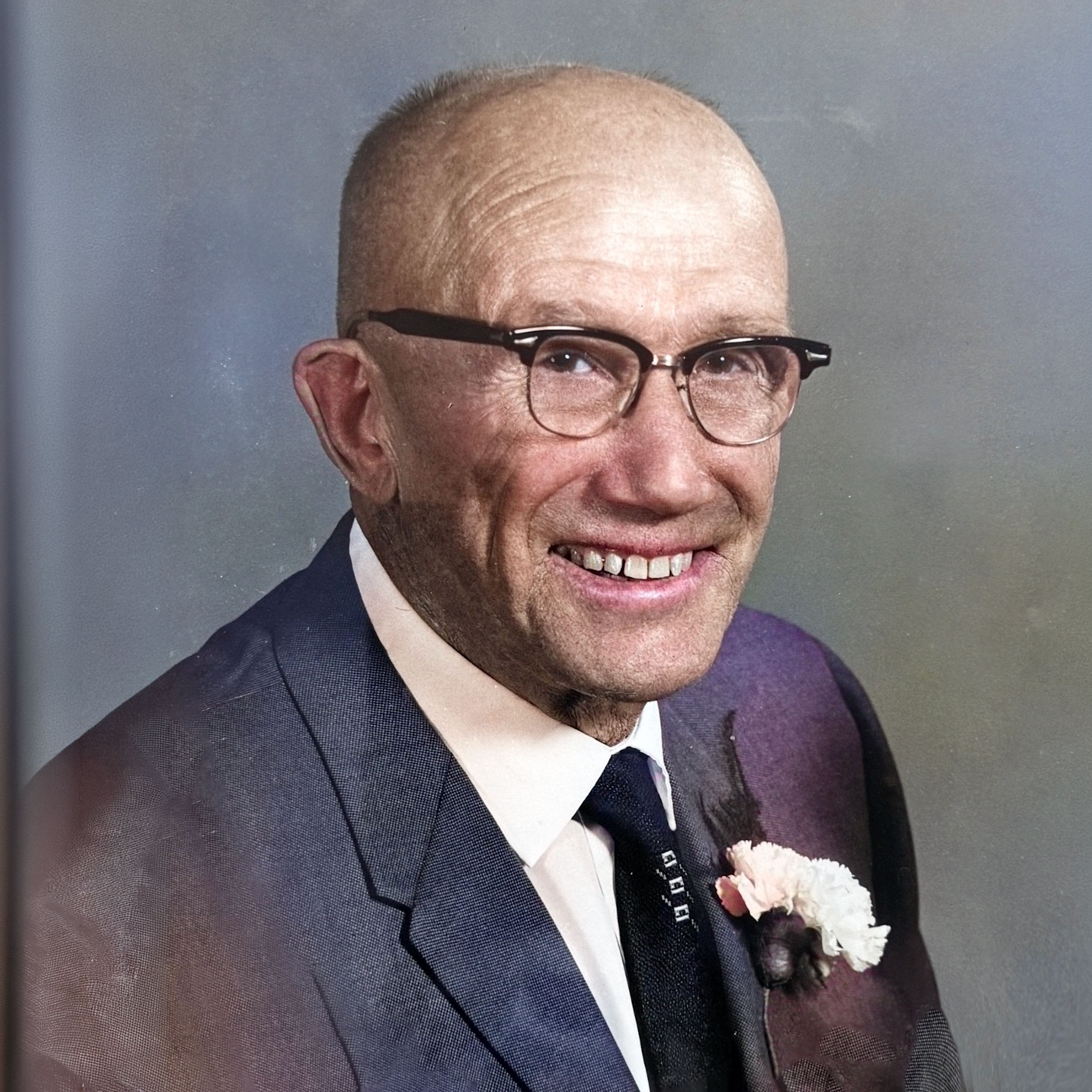 Portrait of John Cherry around his retirement from Cherry Agencies in 1964