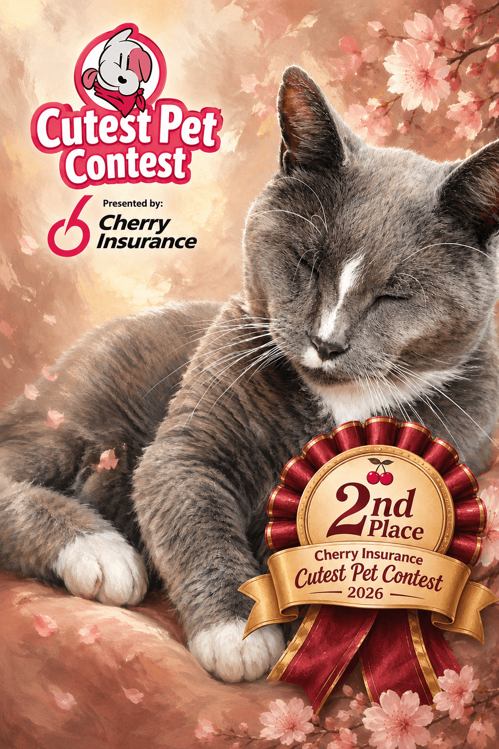 Seerco, 2nd Place in the 2026 Cherry Insurance Cutest Pet Contest